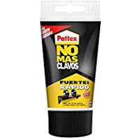 Pattex No Más Clavos Original- adhesivo de montaje resistente- pegamento extrafuerte para madera- metal y más- adhesivo…